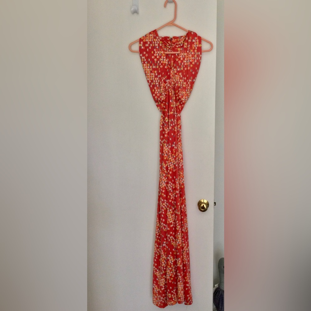 Vintage 1980’s long dress with halter type top